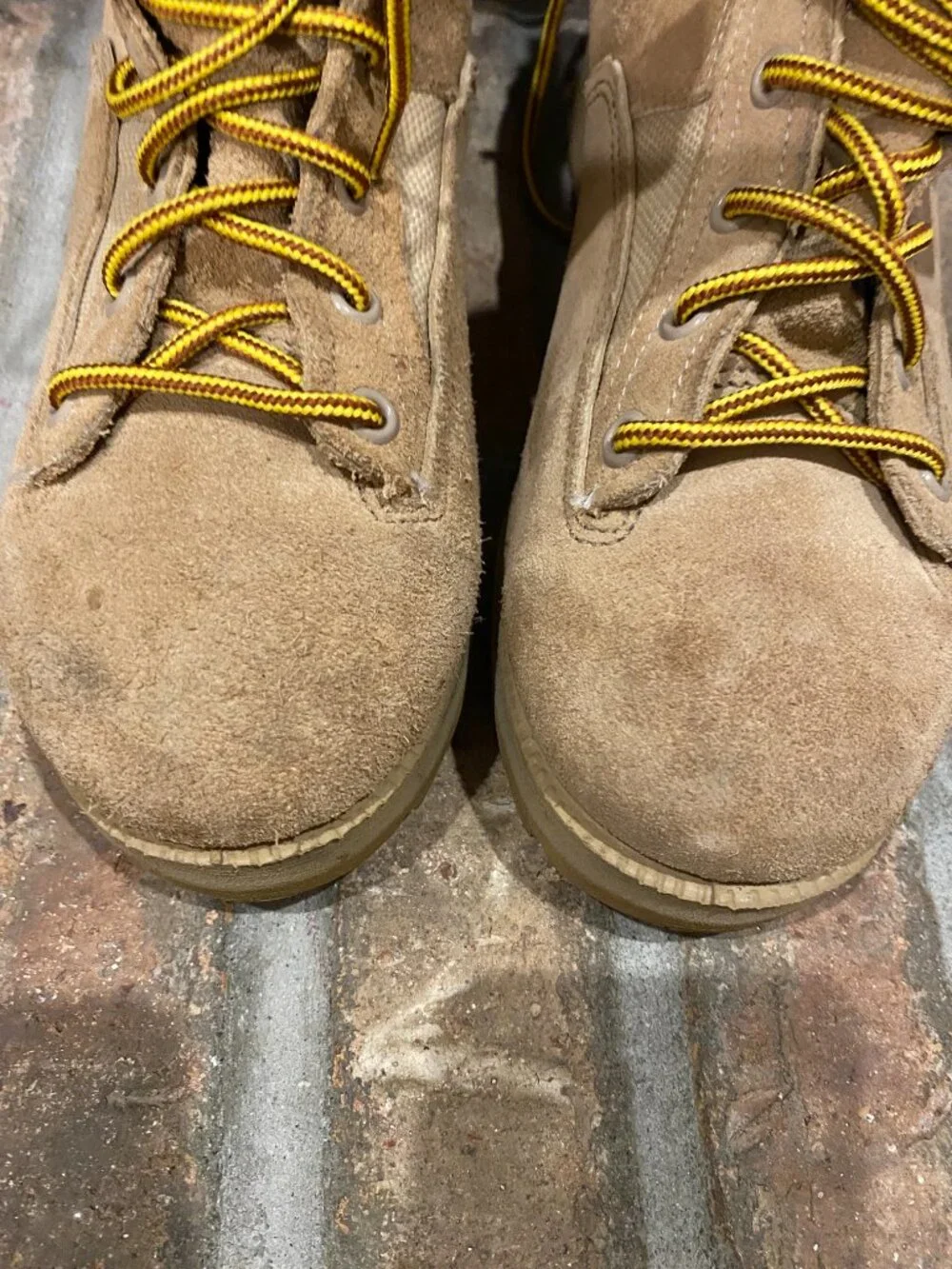 Belleville Gore-Tex Flight Combat Boots Mens 5 XW Vibram USA Military Desert Tan